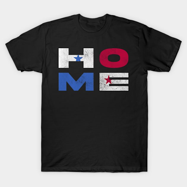 Home Panama Flag Panamanian T-Shirt by BramCrye